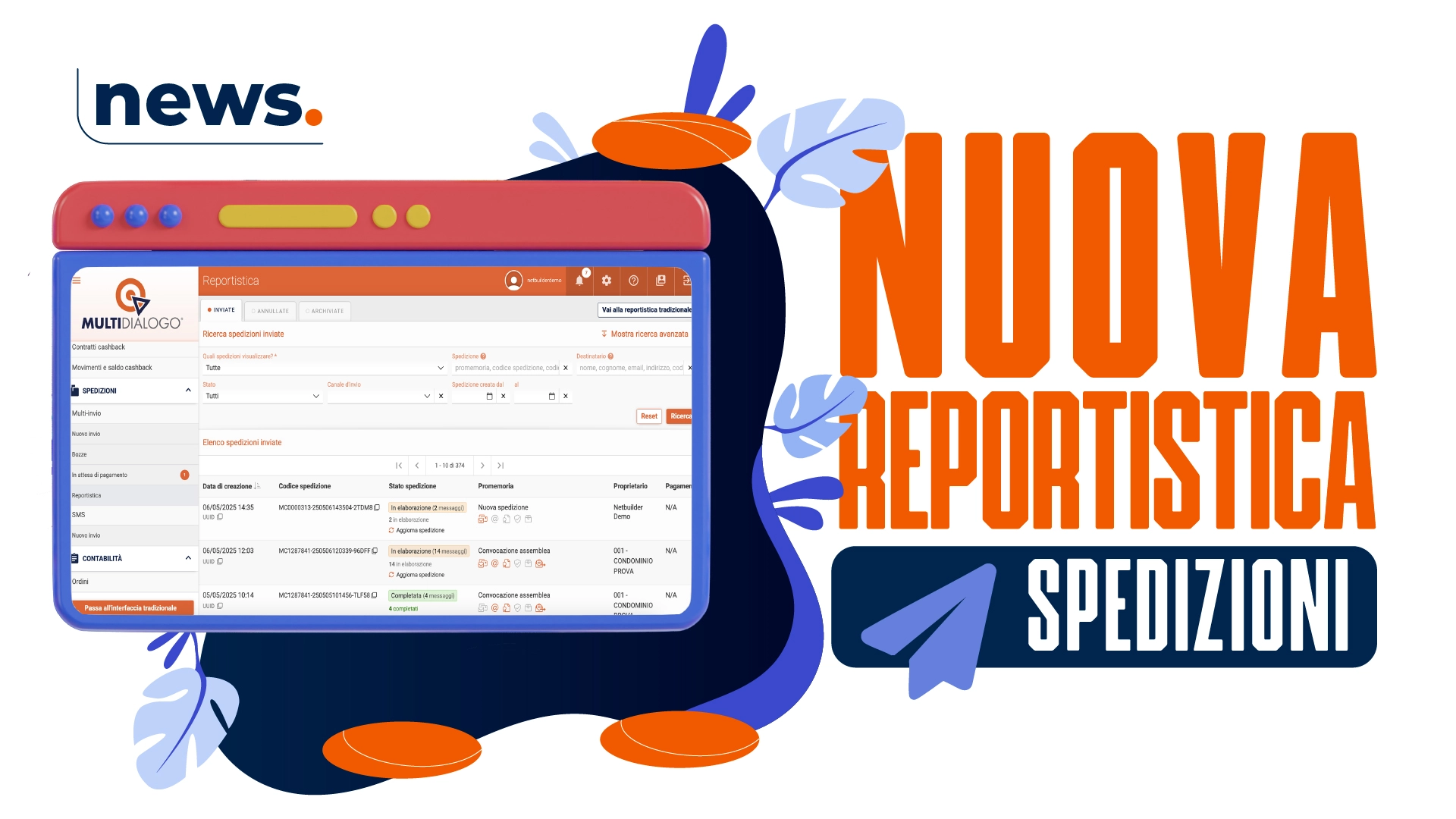 nuova reportistica